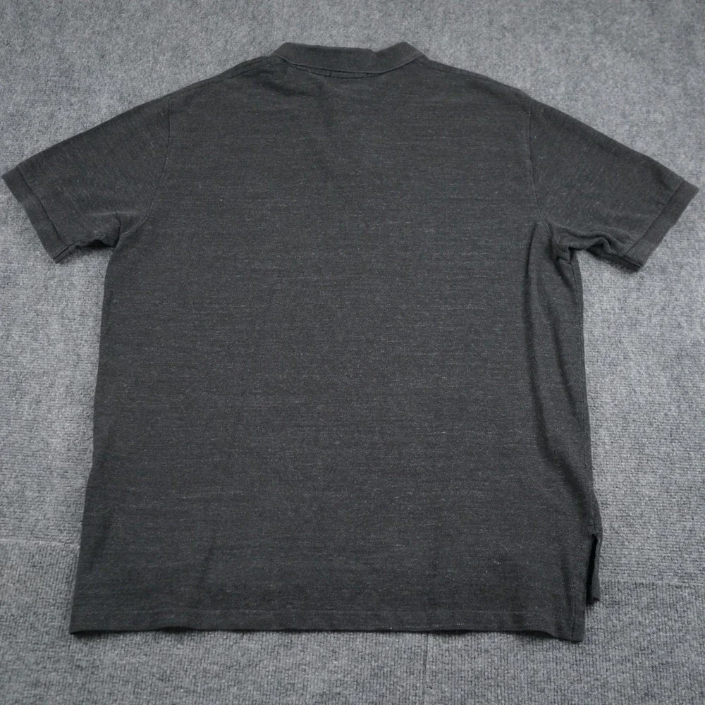 Polo Ralph Lauren Mens XL Charcoal Grey Heather Short Sleeve Pony‎ Logo Polo